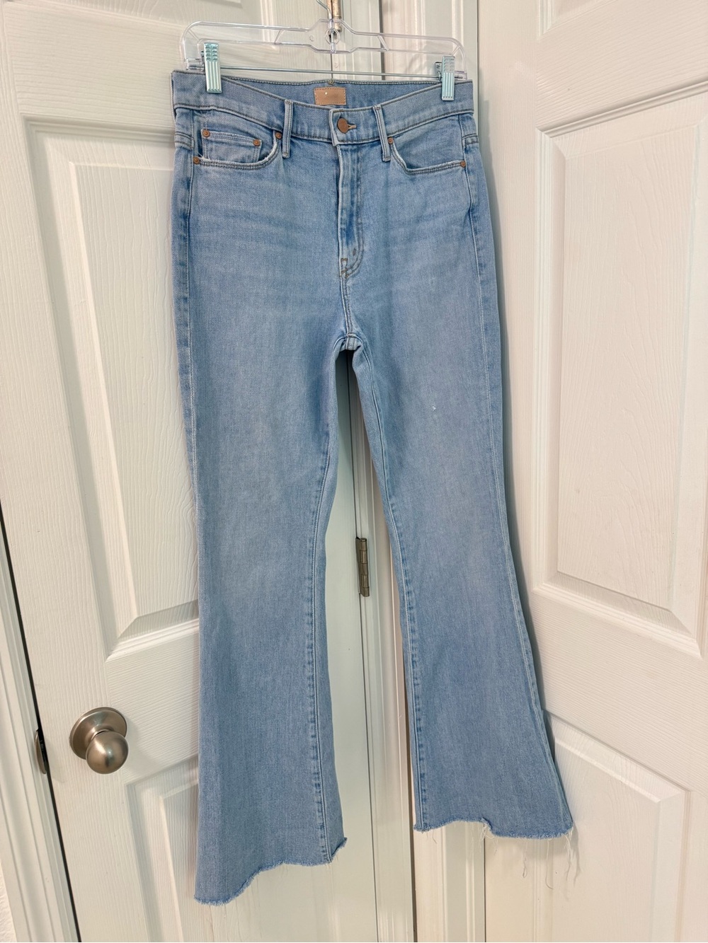Mother denim the fray weekender in mentally elsewhere size 29 light blue - Picture 6 of 6